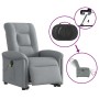Sillón de masaje eléctrico reclinable elevable tela gris claro by , Armchairs - Ref: Foro24-3303284, Price: 310,78 €, Discoun...