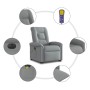Sillón de masaje eléctrico reclinable elevable tela gris claro by , Armchairs - Ref: Foro24-3303284, Price: 310,78 €, Discoun...
