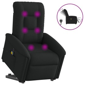 Sillón de masaje eléctrico reclinable elevable tela negro von , Sessel - Ref: Foro24-3303286, Preis: 346,48 €, Rabatt: %