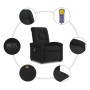 Sillón de masaje eléctrico reclinable elevable tela negro von , Sessel - Ref: Foro24-3303286, Preis: 346,48 €, Rabatt: %