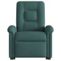 Sillón masaje eléctrico reclinable elevable tela verde oscuro by , Armchairs - Ref: Foro24-3303290, Price: 321,07 €, Discount: %