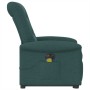 Sillón masaje eléctrico reclinable elevable tela verde oscuro by , Armchairs - Ref: Foro24-3303290, Price: 321,07 €, Discount: %