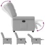 Sillón reclinable eléctrico de tela gris nube de , Sillones - Ref: Foro24-3303303, Precio: 243,71 €, Descuento: %
