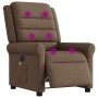 Sillón reclinable de masaje eléctrico tela marrón von , Sessel - Ref: Foro24-3303308, Preis: 247,74 €, Rabatt: %
