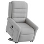 Sillón eléctrico reclinable elevable de tela gris nube by , Armchairs - Ref: Foro24-3303343, Price: 306,89 €, Discount: %