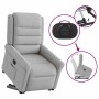 Sillón eléctrico reclinable elevable de tela gris nube by , Armchairs - Ref: Foro24-3303343, Price: 306,89 €, Discount: %