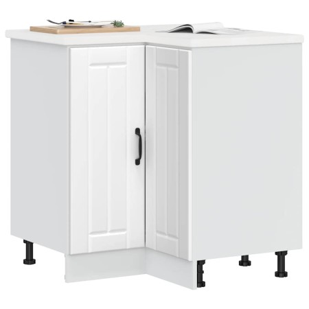 Mueble bajo esquinero de cocina Lucca madera ingeniería blanca von , Küchenschränke - Ref: Foro24-853747, Preis: 113,56 €, Ra...