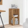 Mueble de esquina madera ingeniería roble artisan 33x33x67 cm by , Lockers and storage cabinets - Ref: Foro24-856719, Price: ...