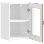 Armario de pared para cocina puerta cristal Lucca roble ahumado von , Küchenschränke - Ref: Foro24-853772, Preis: 58,96 €, Ra...