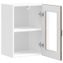Armario de pared para cocina puerta cristal Lucca roble ahumado von , Küchenschränke - Ref: Foro24-853772, Preis: 58,96 €, Ra...