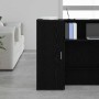 Armario de madera de ingeniería negro 40x45x103,5 cm de , Taquillas y armarios de almacenamiento - Ref: Foro24-859034, Precio...