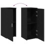 Armario de madera de ingeniería negro 40x45x103,5 cm de , Taquillas y armarios de almacenamiento - Ref: Foro24-859034, Precio...