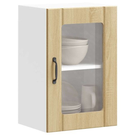 Armario pared cocina puerta de cristal Lucca roble sonoma von , Küchenschränke - Ref: Foro24-853770, Preis: 58,90 €, Rabatt: %