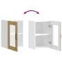 Armario pared cocina puerta de cristal Lucca roble sonoma von , Küchenschränke - Ref: Foro24-853770, Preis: 58,90 €, Rabatt: %