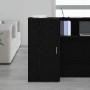 Armario de madera de ingeniería negro 50x45x103,5 cm de , Taquillas y armarios de almacenamiento - Ref: Foro24-859043, Precio...