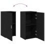 Armario de madera de ingeniería negro 50x45x103,5 cm de , Taquillas y armarios de almacenamiento - Ref: Foro24-859043, Precio...