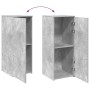 Armario de madera de ingeniería gris hormigón 40x45x103,5 cm by , Lockers and storage cabinets - Ref: Foro24-859036, Price: 7...