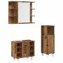 Juego de muebles de baño 3 piezas madera ingeniería envejecida von , Badezimmermöbel - Ref: Foro24-3328567, Preis: 193,39 €, ...
