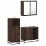 Set de muebles baño 3 pzas madera contrachapada roble marrón von , Badezimmermöbel - Ref: Foro24-3300969, Preis: 214,35 €, Ra...
