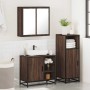 Set de muebles baño 3 pzas madera contrachapada roble marrón von , Badezimmermöbel - Ref: Foro24-3300969, Preis: 214,35 €, Ra...