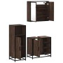 Set de muebles baño 3 pzas madera contrachapada roble marrón von , Badezimmermöbel - Ref: Foro24-3300969, Preis: 214,35 €, Ra...