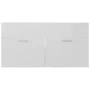 Waschbeckenunterschrank aus glänzend weißem Sperrholz, 90 x 38,5 x 46 cm von vidaXL, Badezimmermöbel - Ref: Foro24-804671, Pr...