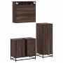 Set de muebles baño 3 pzas madera contrachapada roble marrón von , Badezimmermöbel - Ref: Foro24-3300969, Preis: 214,35 €, Ra...