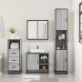 Set de muebles de baño 3 pzas madera contrachapada gris sonoma by , Bathroom furniture - Ref: Foro24-3301028, Price: 248,39 €...