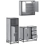 Set de muebles de baño 3 pzas madera contrachapada gris sonoma by , Bathroom furniture - Ref: Foro24-3300988, Price: 248,51 €...