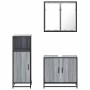 Set de muebles de baño 3 pzas madera contrachapada gris sonoma von , Badezimmermöbel - Ref: Foro24-3300948, Preis: 216,57 €, ...