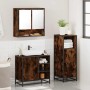 Set de muebles baño 3 pzas madera contrachapada roble ahumado by , Bathroom furniture - Ref: Foro24-3300997, Price: 222,06 €,...