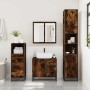 Set de muebles baño 3 pzas madera contrachapada roble ahumado von , Badezimmermöbel - Ref: Foro24-3301077, Preis: 309,01 €, R...