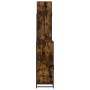 Set de muebles baño 4 pzas madera contrachapada roble ahumado de , Muebles de baño - Ref: Foro24-3301217, Precio: 337,12 €, D...