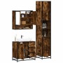 Set de muebles baño 3 pzas madera contrachapada roble ahumado de , Muebles de baño - Ref: Foro24-3301107, Precio: 310,70 €, D...
