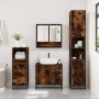 Set de muebles baño 3 pzas madera contrachapada roble ahumado de , Muebles de baño - Ref: Foro24-3301107, Precio: 310,70 €, D...