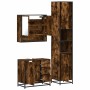 Set de muebles baño 3 pzas madera contrachapada roble ahumado de , Muebles de baño - Ref: Foro24-3301107, Precio: 310,70 €, D...