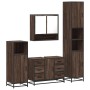 Set de muebles baño 4 pzas madera contrachapada roble marrón von , Badezimmermöbel - Ref: Foro24-3301234, Preis: 439,24 €, Ra...
