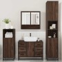 Set de muebles baño 4 pzas madera contrachapada roble marrón von , Badezimmermöbel - Ref: Foro24-3301234, Preis: 439,24 €, Ra...