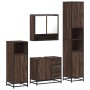 Set de muebles baño 4 pzas madera contrachapada roble marrón von , Badezimmermöbel - Ref: Foro24-3301229, Preis: 416,16 €, Ra...