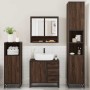 Set de muebles baño 4 pzas madera contrachapada roble marrón von , Badezimmermöbel - Ref: Foro24-3301229, Preis: 416,16 €, Ra...