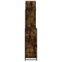 Set de muebles baño 4 pzas madera contrachapada roble ahumado de , Muebles de baño - Ref: Foro24-3301222, Precio: 426,61 €, D...
