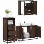 Set de muebles baño 3 pzas madera contrachapada roble marrón von , Badezimmermöbel - Ref: Foro24-3301014, Preis: 236,52 €, Ra...