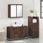 Set de muebles baño 3 pzas madera contrachapada roble marrón von , Badezimmermöbel - Ref: Foro24-3301014, Preis: 236,52 €, Ra...