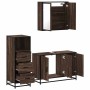 Set de muebles baño 3 pzas madera contrachapada roble marrón von , Badezimmermöbel - Ref: Foro24-3301014, Preis: 236,52 €, Ra...
