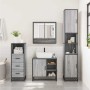 Set de muebles de baño 3 pzas madera contrachapada gris sonoma de , Muebles de baño - Ref: Foro24-3301118, Precio: 304,53 €, ...