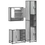 Set de muebles de baño 3 pzas madera contrachapada gris sonoma de , Muebles de baño - Ref: Foro24-3301118, Precio: 304,53 €, ...