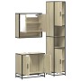 Set de muebles de baño 3 pzas madera contrachapada roble Sonoma von , Badezimmermöbel - Ref: Foro24-3301096, Preis: 281,78 €,...