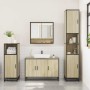 Set de muebles de baño 3 pzas madera contrachapada roble Sonoma von , Badezimmermöbel - Ref: Foro24-3300981, Preis: 215,00 €,...