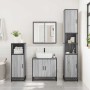 Set de muebles de baño 3 pzas madera contrachapada gris sonoma von , Badezimmermöbel - Ref: Foro24-3301068, Preis: 289,57 €, ...