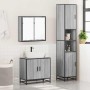 Set de muebles de baño 3 pzas madera contrachapada gris sonoma von , Badezimmermöbel - Ref: Foro24-3301068, Preis: 289,57 €, ...